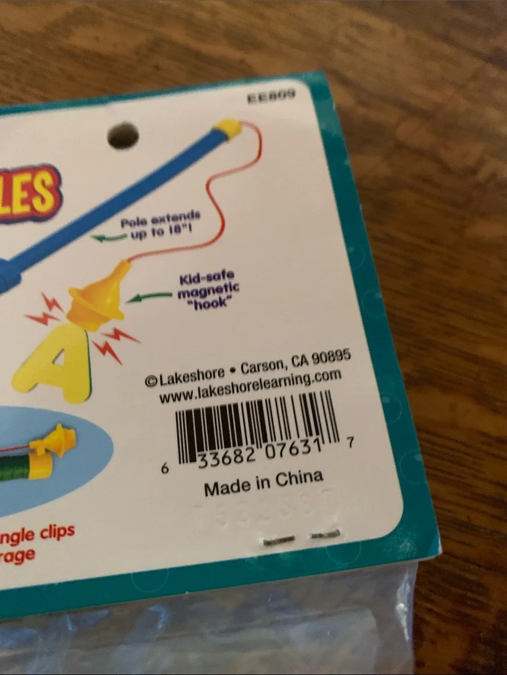 Magnetic Fishing Pole Set for Kids - Yellow & Multicolor by Lakshore